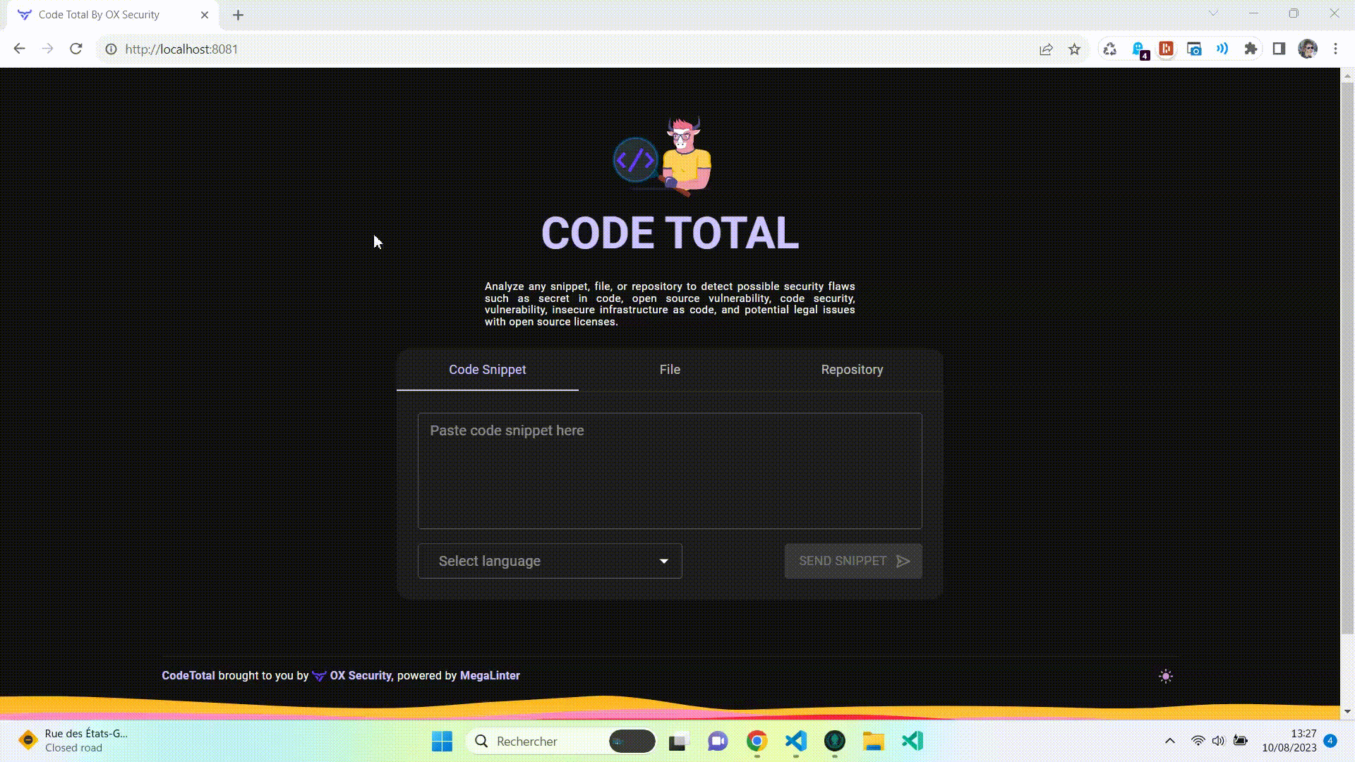 CodeTotal Screenshot